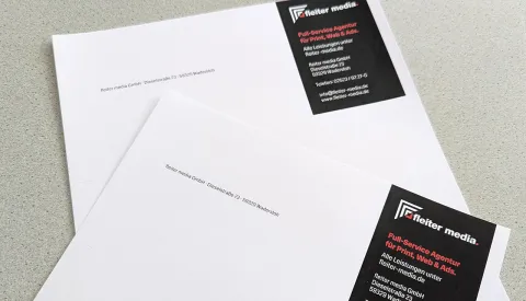 Briefbogenpapier drucken bei fleiter media in Wadersloh und Lippstadt